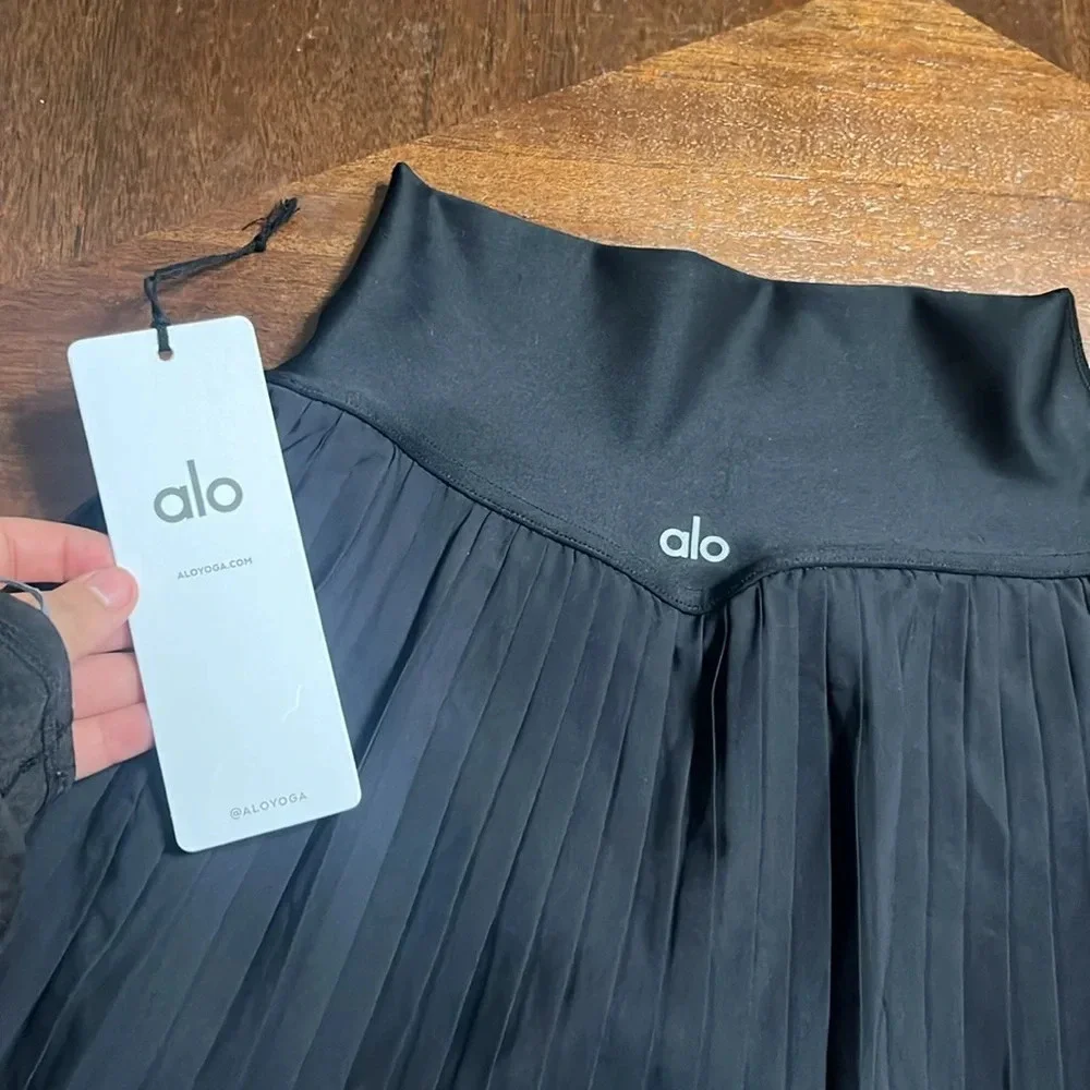Alo Grand Slam pleated tennis skirt
